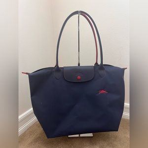 Long champ medium red and blue.